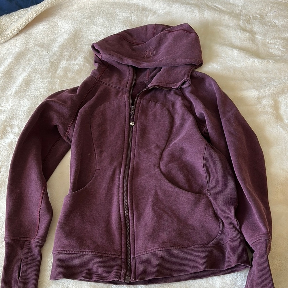 Purple Zip-Up Hoodie